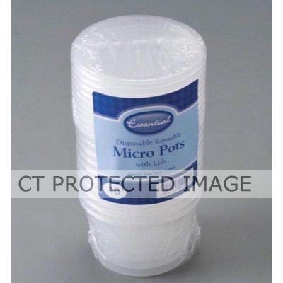 Essential Phytosterolins Micro Rnd Pots+Lids 118ml 10pk