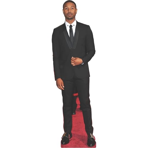 SC2604 Michael B Jordan Panther Cardboard Cutout Standee Standup