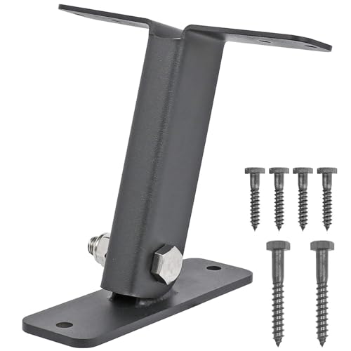 Soportes de esquina para pérgola de acero inoxidable 304, fáciles de ajustar, resistentes para estructuras de techo, brazos de 6 pulgadas, accesorios de estructura exterior