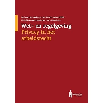 Wet- en regelgeving Privacy in het arbeidsrecht