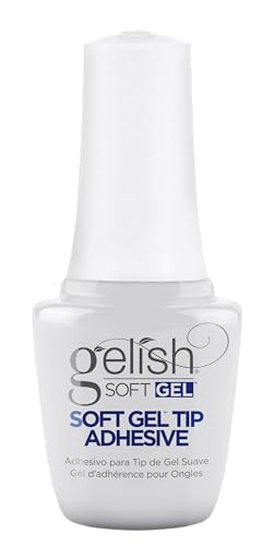Gelish MINI Soft Gel™ Tip Adhesive – Strong & Long-Lasting Nail Bonding Glue for Professional Nail Extensions, Easy Application, Quick Dry Formula, 9mL