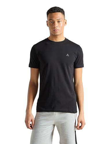 Image of Clans & Hans Men's Super Combed Cotton T Shirt, Regular Fit Round Neck Tshirt, Half Sleeves, Plain T-Shirt for Men