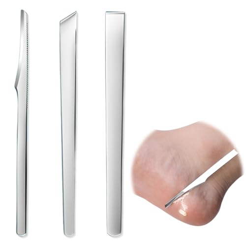 Set de Herramientas para Pedicura, 3 Piezas Kit de Eliminación de Uñas Encarnadas, Cuchillos de Pedicura Profesionales, Acero Inoxidable Kit de Herramientas de Pedicura