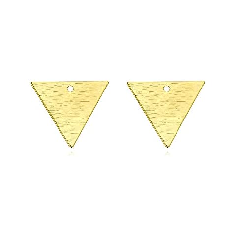 Adabele Gold Plated Triangle Charms for Jewelry Cover