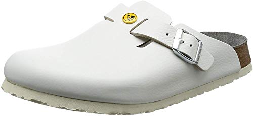 Mule Antistatique Boston ESD Birkenstock en Cuir Naturel Premium Femme