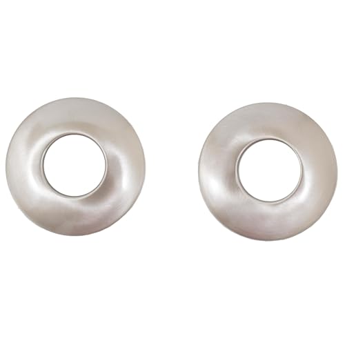 Shower Rod Flanges, Concealed Screws, Satin Stainless Steel by Stone Harbor Hardware