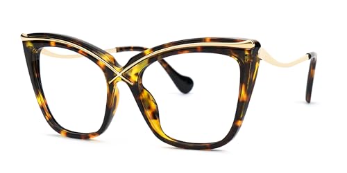 Image of VOOGLAM Stylish Cat Eye Blue light Blocking Glasses for Women Anti UV Eyestrain Eyewear Janina GOX006465