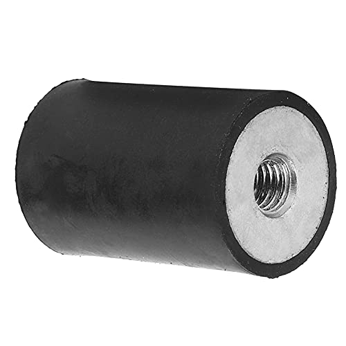 Aramox Amortiguador Aislador de Bobina, Soportes Antivibración de Goma, Amortiguadores Resistentes a Prueba de Golpes para Equipos y Maquinaria de Fitness, Serie DD20 con Rosca M6 (DD20*30 M6)