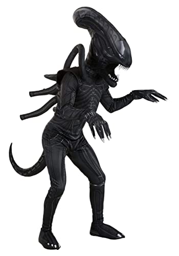 Alien Xenomorph Costume for Adults - Sci-Fi Movie Monster Suit, Space Monster Outfit for Halloween & Cosplay