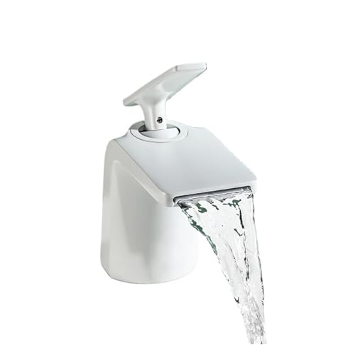 Grifo de lavabo gris monomando para evitar salpicaduras 3
