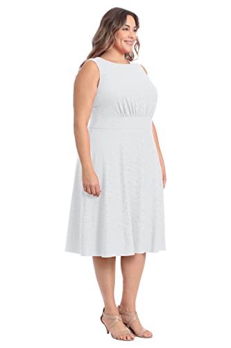 Image of London Times Women's Dresses Inset Waist Midi Dress Career Office Occasion Guest of