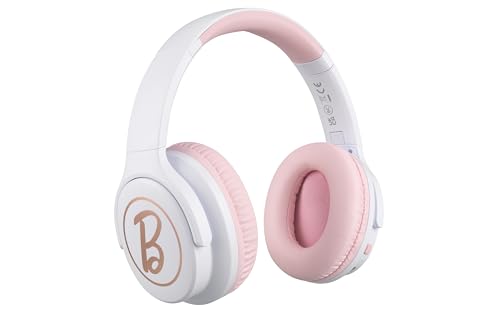 EKIDS - Barbie Wireless Headphones for Kids Bluetooth Headphones for School Home
