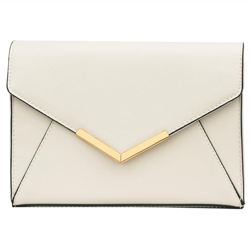KKXIU Women Elegant Faux Leather Evening Envelope Clutch Purse Foldover Bags for Party Wedding Prom - Image 4