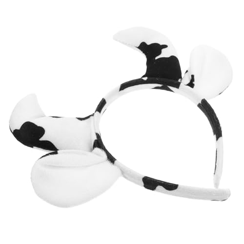 SAFIGLE Diadema De Vaca Diadema Para Perro Orejas De Gato Orejas De Diadema Para El Cuidado De La Piel Diademas Cuernos Vaquera Orejas De Conejo Diadema Accesorios