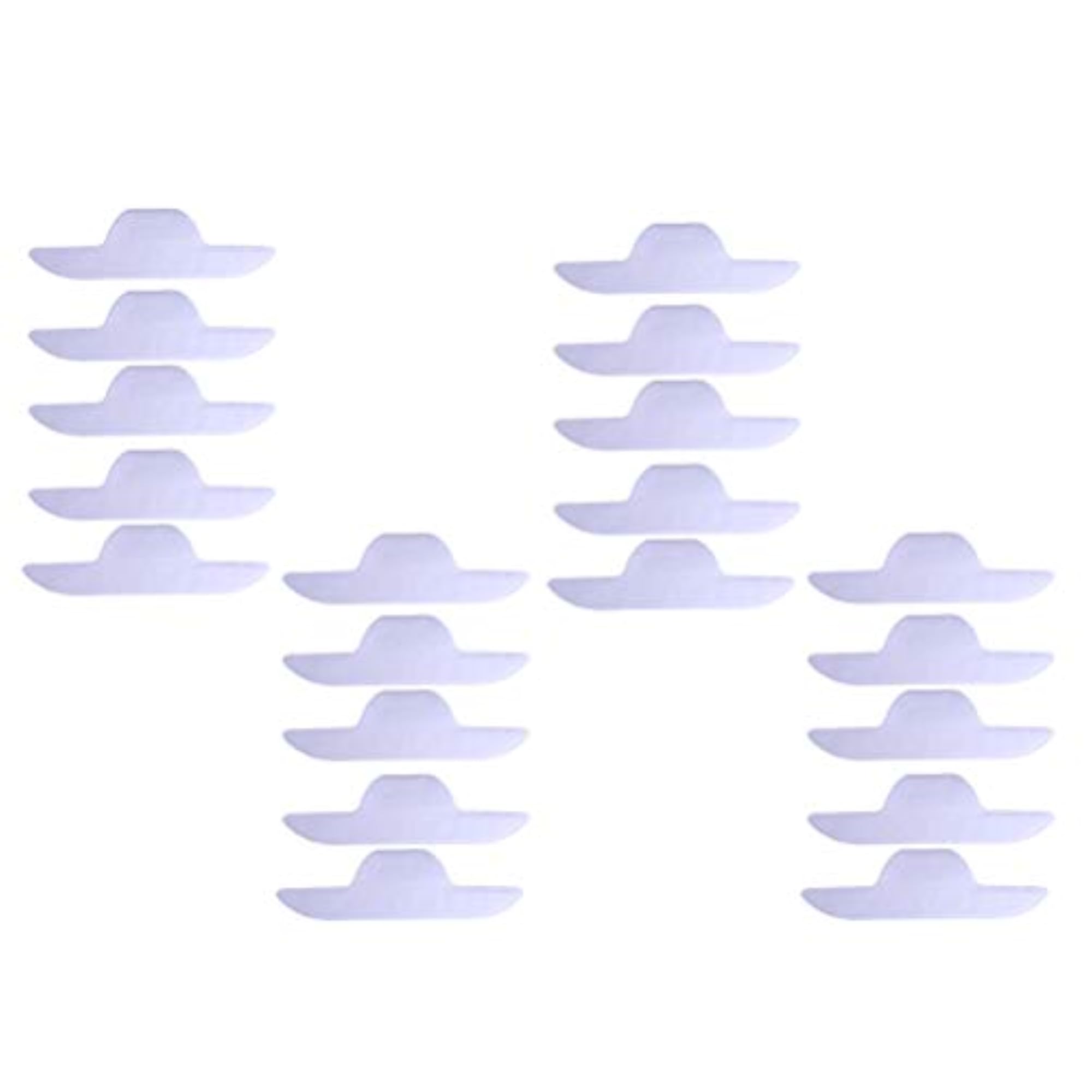 20Pcs Collar Protector Sweat Pads Neck Liner Pads