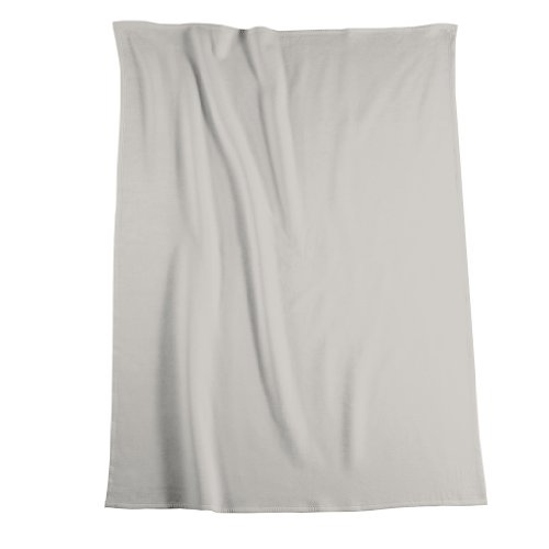 Biederlack Woondeken, 86% polyacryl (Dralon), ingezet veloursband, 150 x 200 cm, zilver, thermosoft, 575609 - Image 6