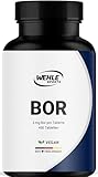 Bor Hochdosiert - 450 Tabletten mit 4mg Bor aus Borax (Natrium Borat) - Boron Tabletten - vegan und produziert in Deutschland - Verpackung kann variieren