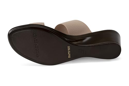 Image of ITALIAN Shoemakers Women's Sadey Stretch Fabric Elastic H Strap Dress Comfort Wedge Sandals