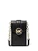 MICHAEL KORS Carmen Small Logo Smartphone Crossbody Bag (Black)