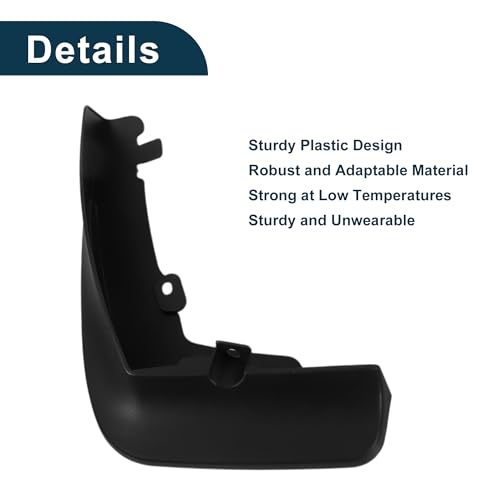 Image of Mud Flaps Splash Guards for Volkswagen Touareg 2019-2023 W /Mount Accessories Mud Guards Front and Rear 1 Set