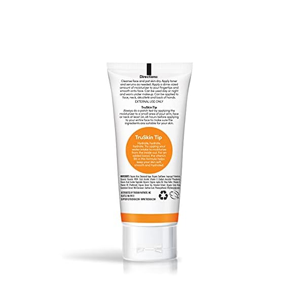 TruSkin Vitamin C Face Moisturizer for Women â Brightening, Anti Aging, Hydrating, Skin Wrinkle Cream â Vitamin B5, Vitamin E, Jojoba Oil, Aloe Vera & Green Tea, 2 fl Oz
