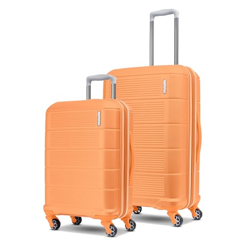 Image of American Tourister Stratum 2.0 Hardside Expandable Luggage with Spinners, Papaya, 2PC SET (Carry-on /Medium)