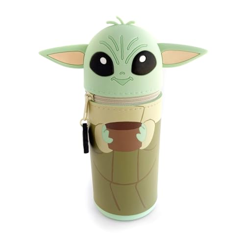 Grupo Erik - Trousse 3D Star Wars, Grogu | Trousse Extensible en Silicone pour Collège ou Lycée, Fournitures Scolaires, Matériel Scolaire