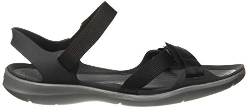 Image of crocs Women's Black Fashion Sandals-4 UK (W6) (204804-001)