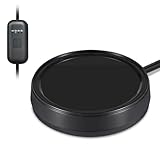 Wax Melt Warmer Burner Scented Candle Warmer Plate,3-1 Electric Coffee Mug Warmers,Fragrance and Heating Cup Warmers for Tea and Milk, Hot Chocolate as Gifts for Women(Black-No Cup)