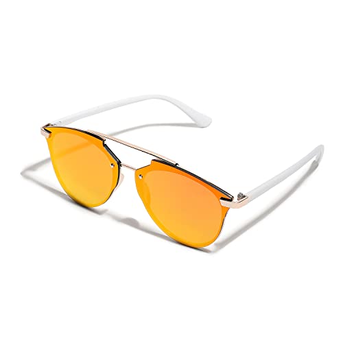 Buy Haute Sauce White Wayfarer Sunglasses for Women & Girls Tinted