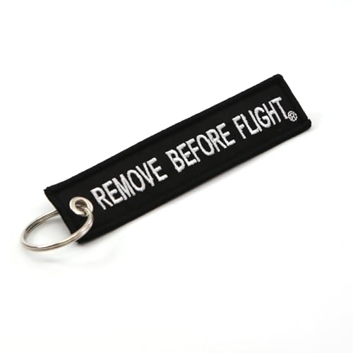 Rotary13B1 Remove Before Flight - Key Chain - Black
