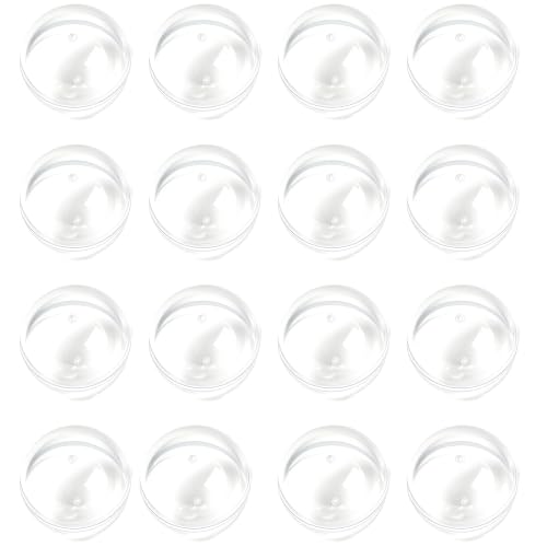 Image of 50 Pcs 1.97 Inch / 50 mm Round Capsules Clear Empty Vending Machine Capsules Containers for Gumball Machines