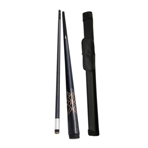 Taco de billar portátil de fibra de carbono ergonómico 147 cm miniatura 1