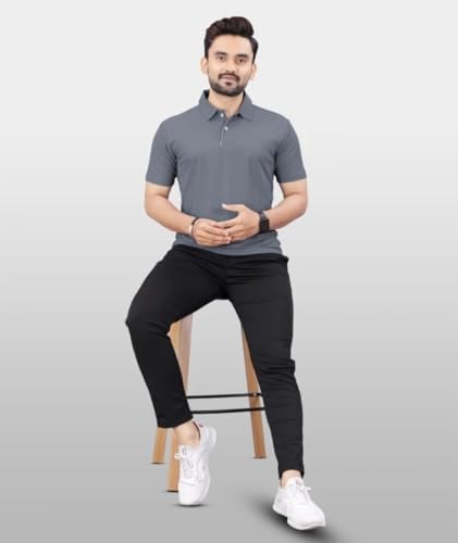 Image of RIKSAW T-Shirt for Men's | Regular Fit Polo Casual Stylish | Half Sleeve T Shirt