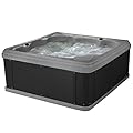 Inland 5-6 Person Indoor Outdoor Hot Tub, Plug & Play Spa, 24 Jets, LED Lighting System, Insulated Spa Cover, Made in USA, Aqualife by Strong Spas