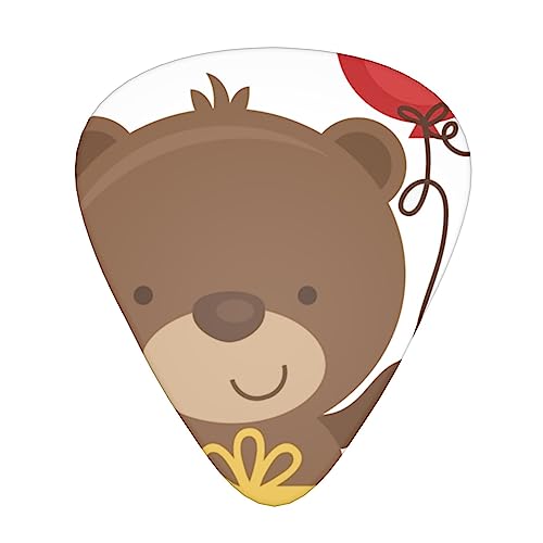 Happy Birthday Bear Médiator de guitare 12 médiators tendance durables dans une boîte pour ukulélé guitare électrique basse - Les Beatles, Paul McCartney, John Lennon, RIngo Starr, George Harrison Happy Birthday Bear Médiator de guitare 12 médiators tendance durables dans une boîte pour ukulélé guitare électrique basse