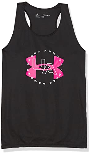Débardeur de sport fille Under Armour Tech Big Logo Tank noir XL