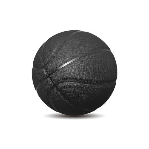 MINDCOLLISION Size 1/3/4/5/6/7/9 No Logo Basketball Black and White can be Used for Autographs Clubs Training Event prizes Black No.1