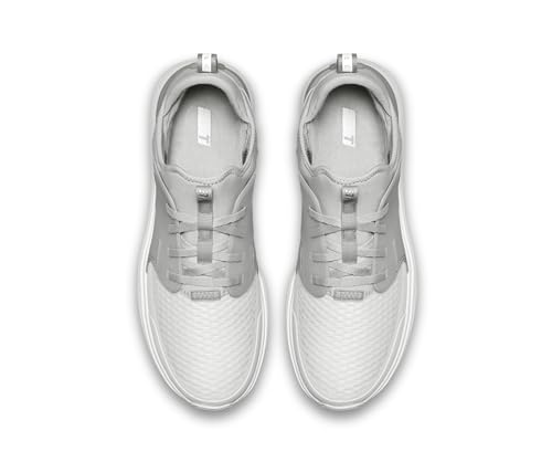 TRUE Linkswear Men's Lux G Waterproof Golf Shoes – White Grey – Size 11.54