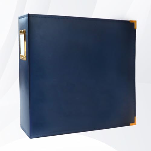 12x12 Photo Album 3 Ring Binder, Leather Cover Scrapbook Album 12...
