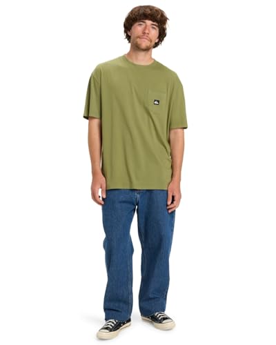 Quiksilver Salt Water Pocket SS Camiseta para Hombre (Paquete de 1)