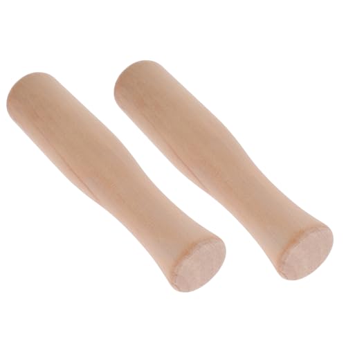 LABRIMP 2stücke Holzstößel Küchenstößel Aus Holz Für Lebensmittel Mahlstäbe Zum Zerkleinern Von Knoblauch Ingwer Und Gewürzen Handstößel Für Küche