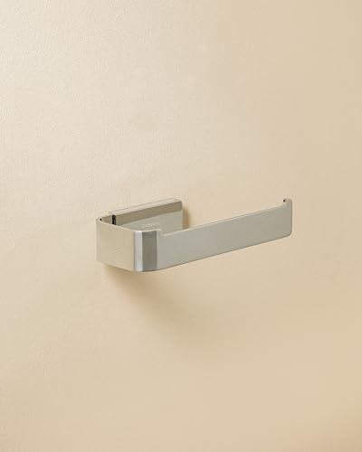 Cosmic Lineb+ Portarotolo Di Carta Igienica Senza Coperchio Per Il Bagno Di Design Quadrato E Contemporaneo. Supporto Appendiabiti In Carta Per Wc Realizzato In Metallo. Accessorio Per Wc Cromato - 2