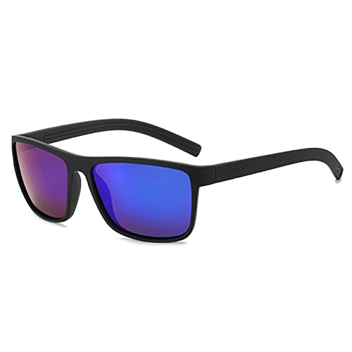 Lunettes de soleil carrées classiques au design vintage et finitions miroir de mode