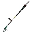 GARDEBRUK® Elagueuse sur perche électrique 750W poignée ergonomique lame 26cm télescopique coupe branche tronçonneuse sécateur scie arbre branches