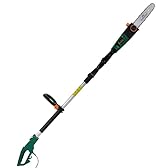 GARDEBRUK® Elagueuse sur perche électrique 750W poignée ergonomique lame 26cm télescopique coupe branche tronçonneuse sécateur scie arbre branches