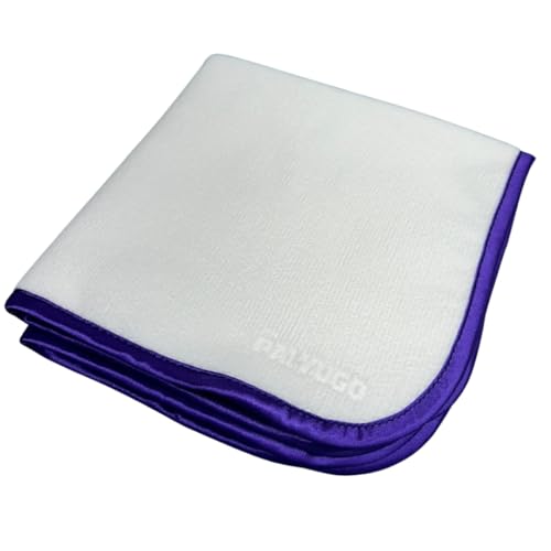 The PALYUGO Microfiber Car Detailing Towel 2Pack - High-Absorbency Car Wash Cloth - Ideal for Polishing, Drying, and Cleaning, 16in x 16in (Purple Silk)