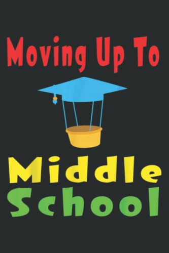 Cool Moving Up to Middle School Education Gift for Kids Graphic: HEARTS JOURNAL: 6" x 9", 110 Pages, Lined College Ruled Paper, Matte Finish Cover, Diary, Planner. image 2