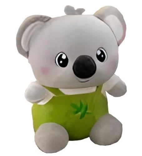 Image of Cute Green Koala Teddy Bear Plush Toy, Soft Stuffed Animal Figure Dolls for Girls, Boys, Kids, Adults, Birthday Gift, Home Decor - 25 cm