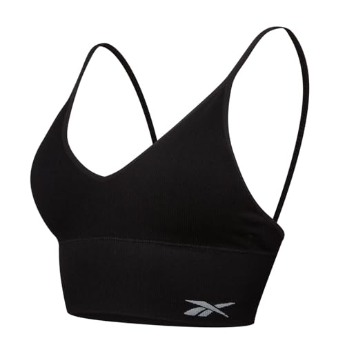 Reebok Maggie Soutien-Gorge de Sport Femme en maille respirante noir